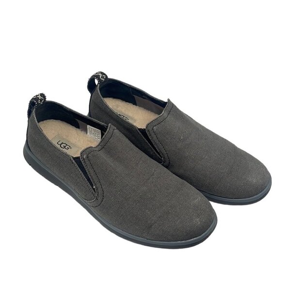 UGG slip on shoes slipper indoor outdoor Sherpa lined warm comfy sz 9.5 - Picture 1 of 11